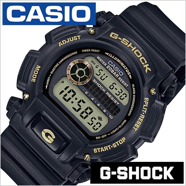 腕時計 CASIO 時計 Gショック G-SHOCK ブラックアンドゴールド DW-9052GBX-1A9JF メンズ