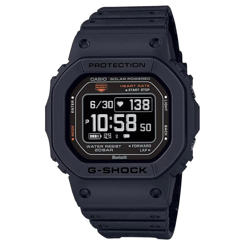 カシオ 腕時計 CASIO 時計 カシオ CASIO ジーショック G-SHOCK 男性 メンズ 頑丈 タフ スポーツ 運動 学校 部活 定番 DW-H5600-1JR｜hstyle｜02