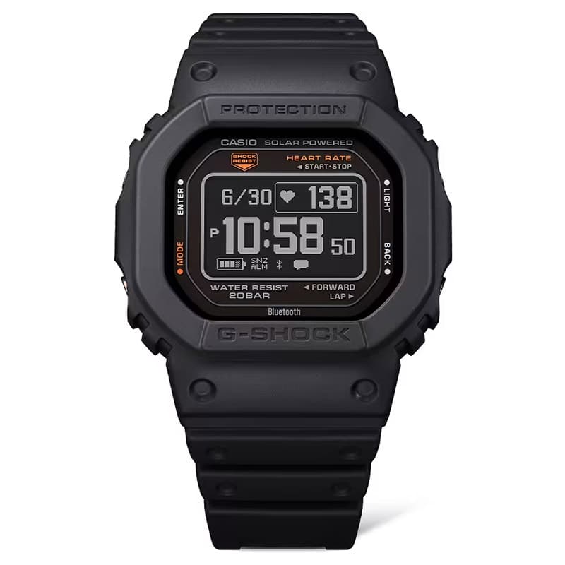 カシオ 腕時計 CASIO 時計 カシオ CASIO ジーショック G-SHOCK 男性 メンズ 頑丈 タフ スポーツ 運動 学校 部活 定番 DW-H5600-1JR｜hstyle｜03