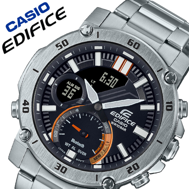 カシオ 腕時計 CASIO 時計 エディフィス スマートフォンリンク EDIFICE メンズ 男性 父 彼氏 ブラック ECB-20YD-1AJF 人気 ブランド おすすめ おしゃれ