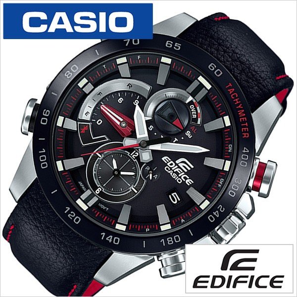 腕時計 CASIO 時計 エディフィス レース ラップ クロノ グラフ EQB-800BL-1AJF メンズ