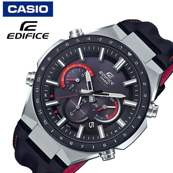 カシオ 腕時計 CASIO 時計エディフィス EDIFICE メンズ 腕時計 ブラック EQW-T660BL-1BJF