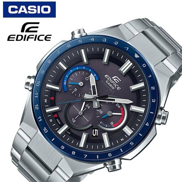 カシオ 腕時計 CASIO 時計エディフィス EDIFICE メンズ 腕時計 ブラック EQW-T660DB-1BJF