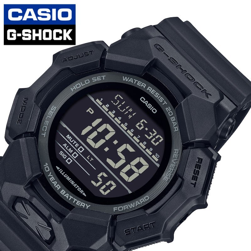 Yahoo! Yahoo!ショッピング(ヤフー ショッピング)カシオ 腕時計 CASIO 時計 G-SHOCK 20気圧防水 防水 アラーム タイマー LED ライト カレンダー 日付け 日付 メンズ 男性 ブラック 黒 クオーツ GA-010-1A1JF