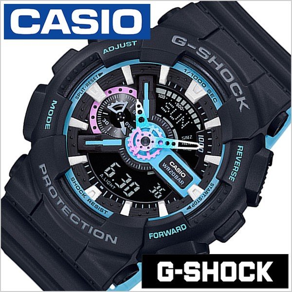 腕時計 CASIO 時計 Gショック G-SHOCK ネオンアクセントカラー GA-110PC-1AJF メンズ