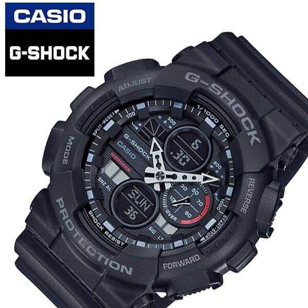 カシオ 腕時計 CASIO 時計ジーショック G-SHOCK メンズ 腕時計 ブラック GA-140-1A1JF