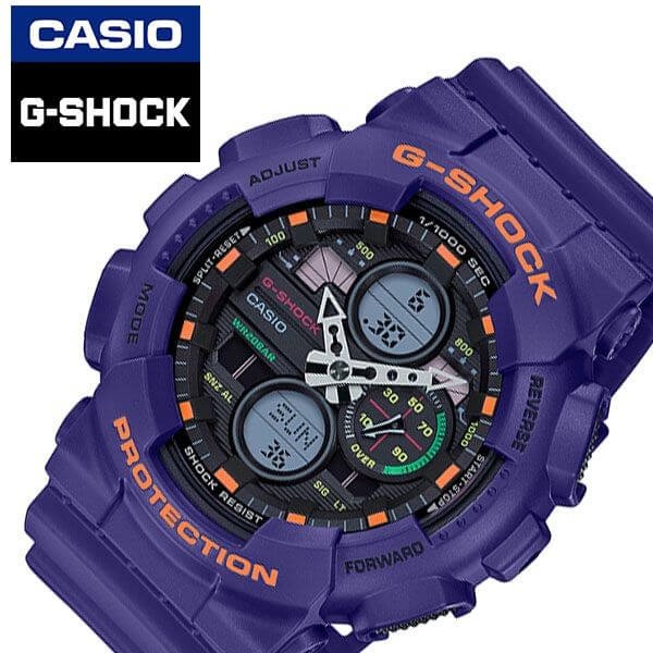 カシオ 腕時計 CASIO 時計ジーショック G-SHOCK メンズ 腕時計 ブラック GA-140-6AJF