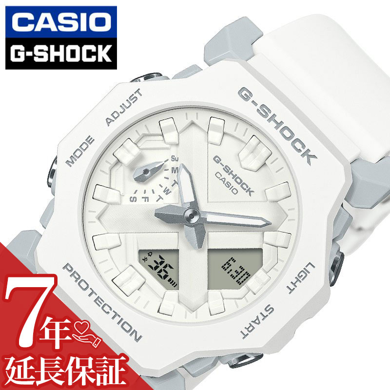 Yahoo! Yahoo!ショッピング(ヤフー ショッピング)カシオ 腕時計 CASIO 時計 ジーショック G-SHOCK ホワイト 男性 メンズ GA-2300-7AJF ワールドタイム タイマー ストップウォッチ アラーム LED ライト