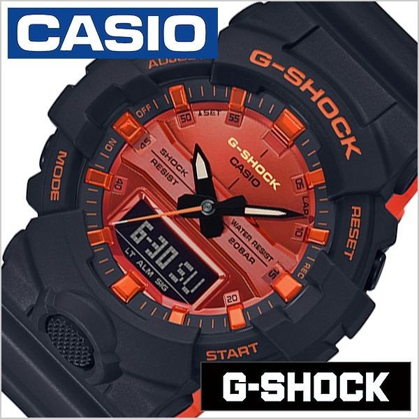 CASIO 腕時計 カシオ 時計 Gショック ブライトオレンジカラー G-SHOCK BRIGHT ORANGE COLOR メンズ オレンジ GA-800BR-1AJF