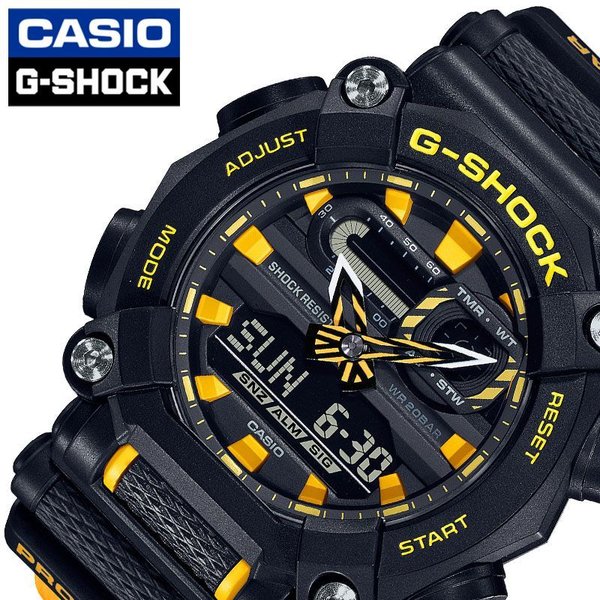 カシオ 腕時計 CASIO 時計 Gショック G-SHOCK メンズ ブラック GA-900A-1A9JF