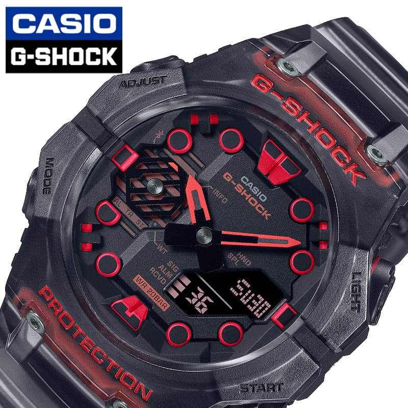 カシオ 腕時計 CASIO 時計 Gショック ベゼル・バンド一体構造 G-SHOCK GA-B001 男性 向け メンズ 幾何学 サイバーパンク ハイテク GA-B001G-1AJF 人気 おすすめ｜hstyle