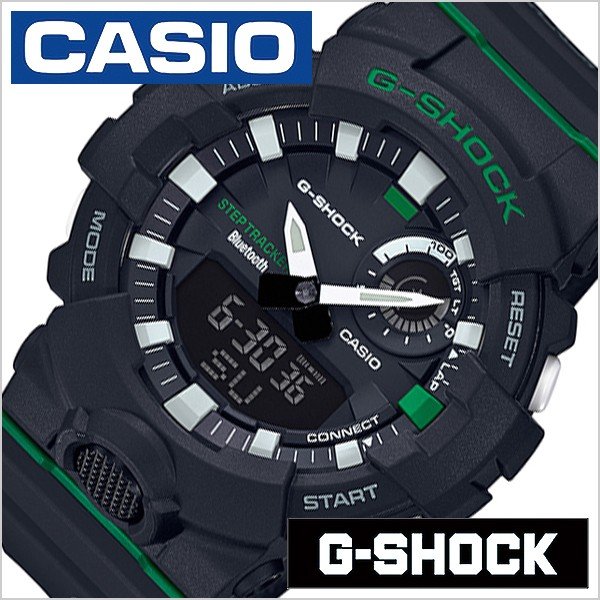 Yahoo! Yahoo!ショッピング(ヤフー ショッピング)CASIO 腕時計 カシオ 時計 Gショック ジースクワッド G-SHOCK G-SQUAD メンズ ブラック GBA-800DG-1AJF