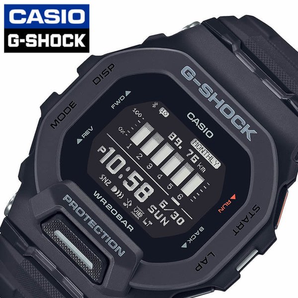 G-SHOCK ジーショック 腕時計 カシオ CASIO 時計 GSHOCK Gショック ジースクアッド G-SQUAD 男性 向け メンズ GBD-200-1JF 人気 おすすめ おしゃれ ブランド