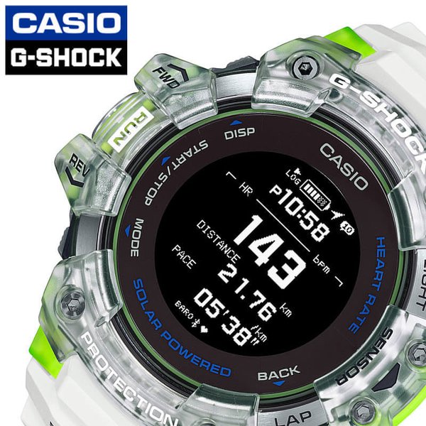 Yahoo! Yahoo!ショッピング(ヤフー ショッピング)CASIO 腕時計 カシオ 時計 Gショック ジー・スクワッド G-SHOCK G-SQUAD メンズ 腕時計 クリア 液晶 GBD-H1000-7A9JR