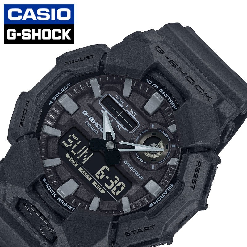 Yahoo! Yahoo!ショッピング(ヤフー ショッピング)カシオ 腕時計 CASIO 時計 G-SHOCK 20気圧防水 防水 クオーツ タイマー アラーム LED ライト カレンダー 日付 メンズ 男性 ブラック GD-010-1A1JF
