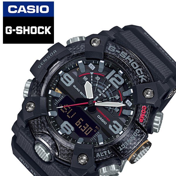 カシオ 腕時計 CASIO 時計ジーショック マスターオブジー G-SHOCK MASTER OF G MUDMASTER メンズ 腕時計 ブラック GG-B100-1AJF