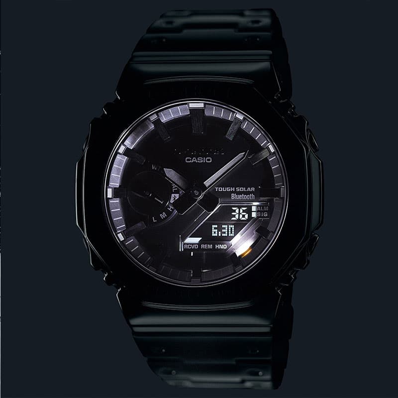 カシオ 腕時計 CASIO 時計 Gショック カシオーク G-SHOCK FULL METAL 男性 向け メンズ ソーラー メタル フルメタル 高級  銀 GM-B2100D-1AJF 人気 おすすめ