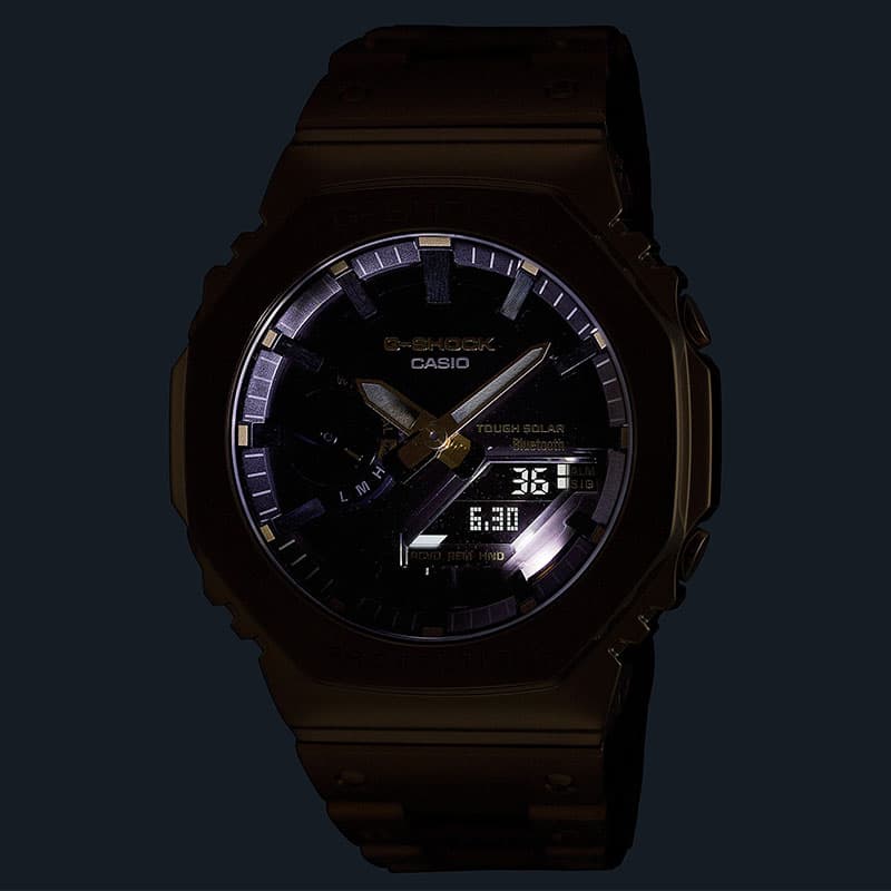 カシオ 腕時計 CASIO 時計 Gショック カシオーク G-SHOCK FULL METAL 男性 向け メンズ ソーラー メタル フルメタル 金  GM-B2100GD-9AJF 人気 おすすめ おしゃれ