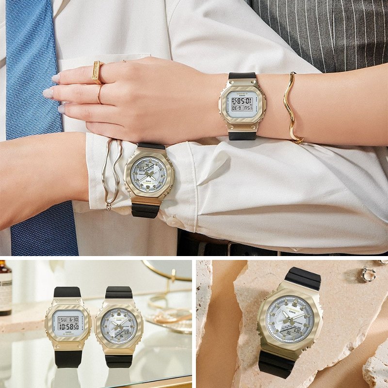 カシオ 腕時計 CASIO 時計 ジーショック G-SHOCK レディース シルバー