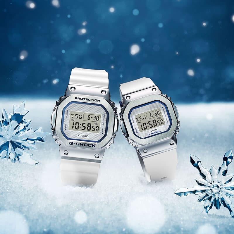 希少ペア！G-SHOCK 2003 ラバーズコレクション バタフライ クリスマス-