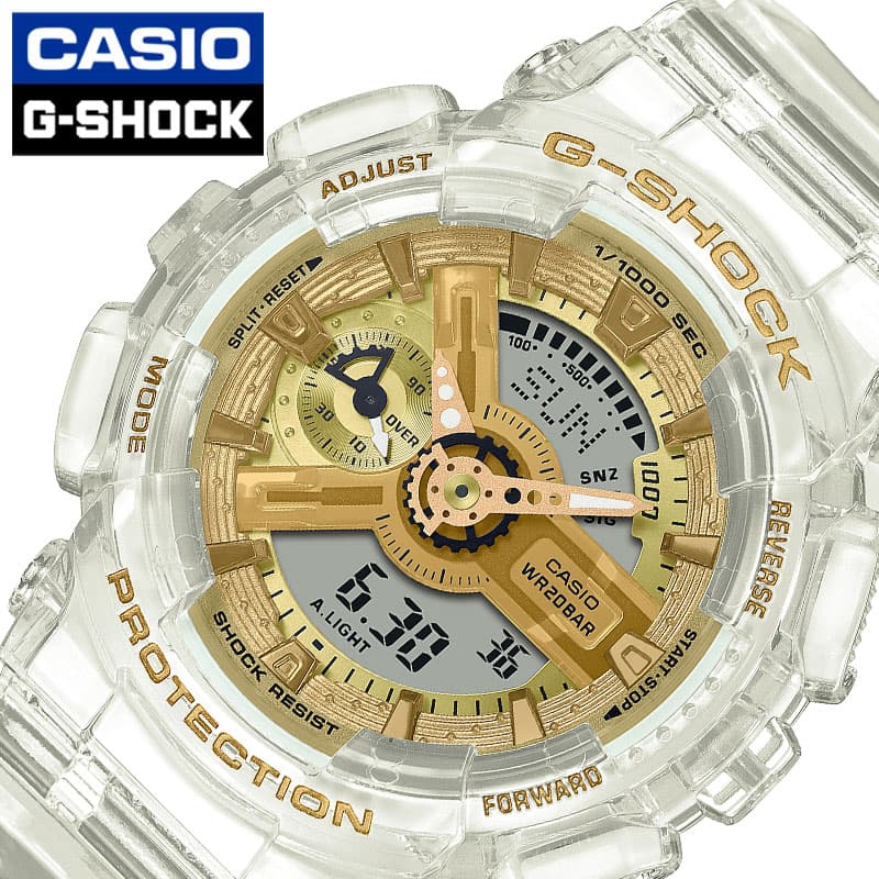 カシオ 腕時計 CASIO 時計 カシオ CASIO ジーショック G-SHOCK 男性 メンズ 頑丈 タフ スポーツ 運動 学校 部活 定番 GMA-S110SG-7AJF