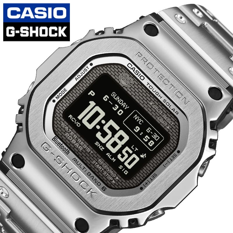 カシオ 腕時計 CASIO 時計 ジーショック G-SHOCK メンズ ブラック 電波