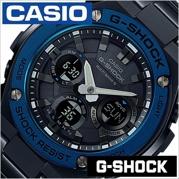 カシオ 腕時計 CASIO 時計 G ショック Gスチール GST-W110BD-1A2JF メンズ
