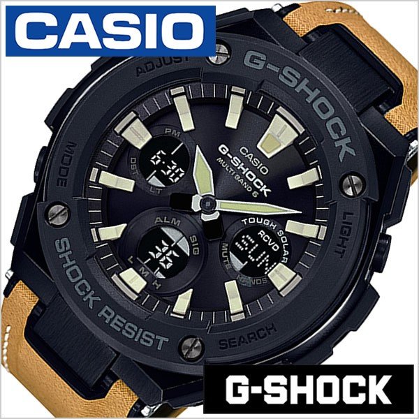 カシオ 腕時計 CASIO 時計 Gショック G-SHOCK ジースティール GST-W120L-1BJF メンズ