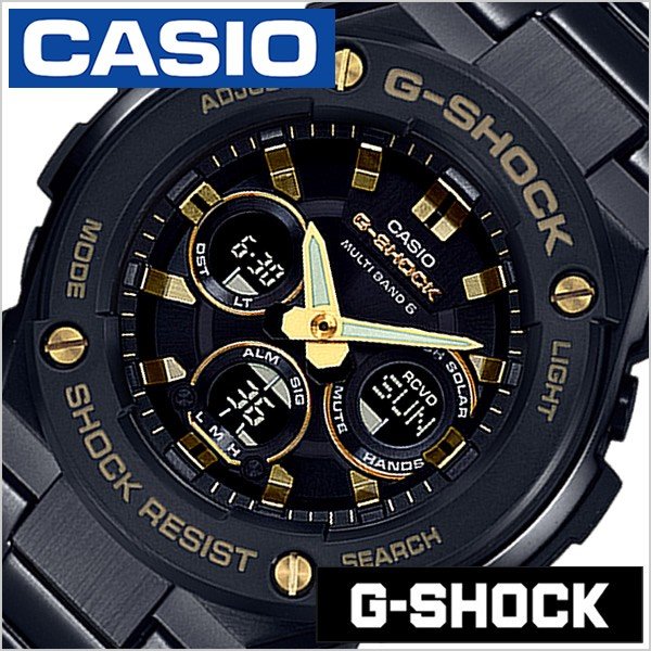 カシオ 腕時計 CASIO 時計 Gショック G-SHOCK ジースチール GST-W300BD-1AJF メンズ
