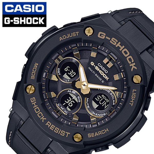カシオ 腕時計 CASIO 時計 ジーショック ジースティール CASIO-GST-W300GL-1AJF メンズ