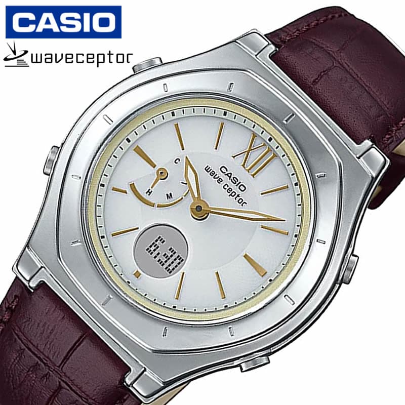 カシオ 腕時計 CASIO 時計 ウェーブセプター 電波ソーラー wave ceptor レディース 腕時計 ホワイト系 電波ソーラー  LWA-M160L-5A2JF 人気 おすすめ おしゃれ