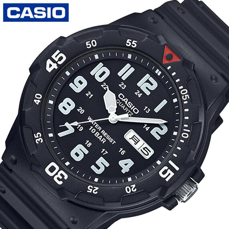 カシオ 腕時計 CASIO 時計 スタンダード STANDARD 男性 メンズ クォーツ 電池式 MRW-200HJ-1BJH かっこいい 彼氏 夫 人気