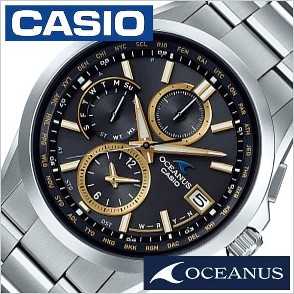 カシオ 腕時計 CASIO 時計 オシアナス クラシックライン CASIO-OCW-T2600-1A3JF メンズ