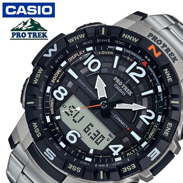 CASIO 腕時計 カシオ 時計 プロトレック PRO TREK メンズ 腕時計 ブラック PRT-B50T-7JF