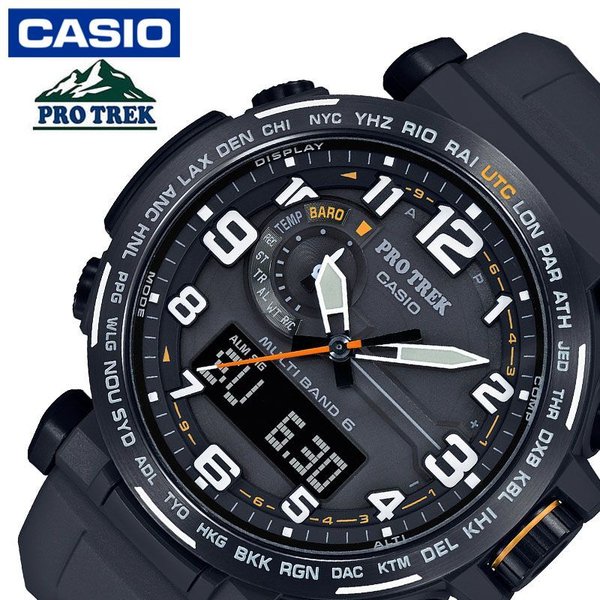 CASIO 腕時計 カシオ 時計 プロトレック PRO TREK メンズ 腕時計 ブラック PRW-6600Y-1A9JF