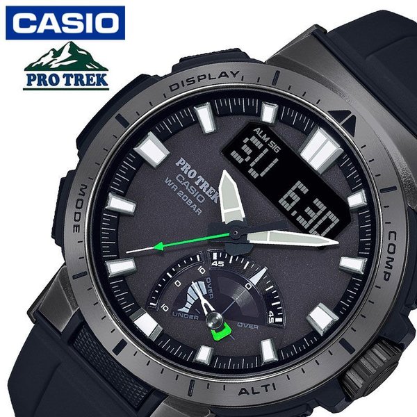 CASIO 腕時計 カシオ 時計 プロトレック マルチフィールドライン PRO TREK Multi Field Line メンズ 腕時計 ブラック PRW-70Y-1JF