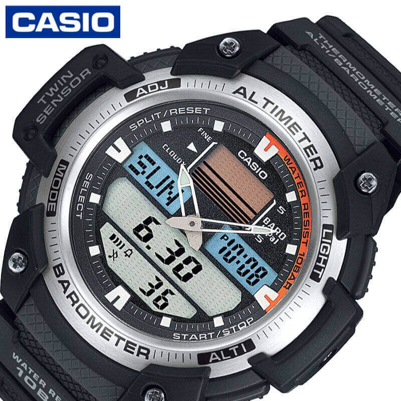 カシオ 腕時計 CASIO 時計 スポーツ ギア SPORTS GEAR 男性 メンズ クォーツ 電池式 SGW-400H-1BJH かっこいい 彼氏 夫 人気