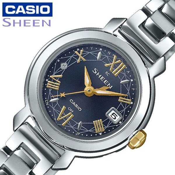 カシオ 電波 ソーラー 腕時計 CASIO 時計 シーン SHEEN 女性 レディース SHW-5300D-2AJF かわいい 華奢 小ぶり 小さめ 人気 ブランド