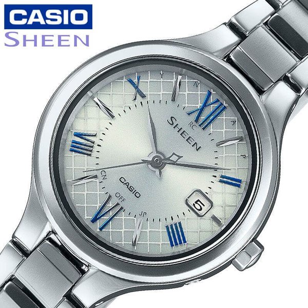 カシオ 電波 ソーラー 腕時計 CASIO 時計 シーン SHEEN 女性 レディース SHW-7000TD-7AJF かわいい 華奢 小ぶり 小さめ 人気 ブランド