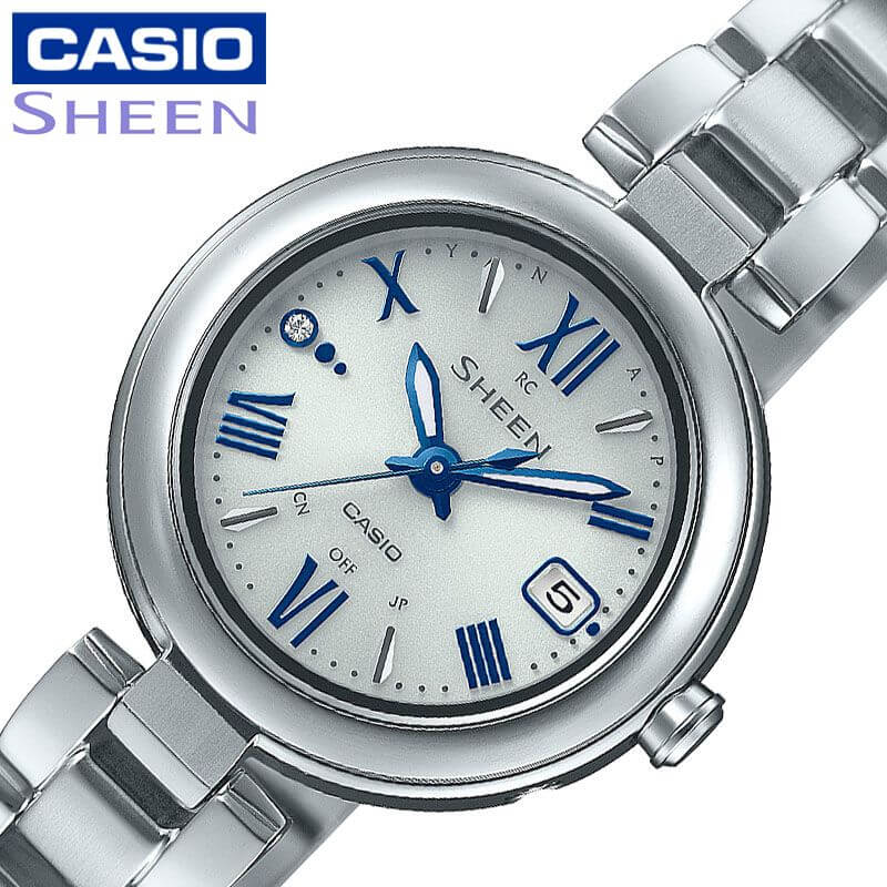 カシオ 電波 ソーラー 腕時計 CASIO 時計 シーン SHEEN 女性 レディース クォーツ SHW-7100TD-7AJF かわいい 華奢 小ぶり 小さめ 人気