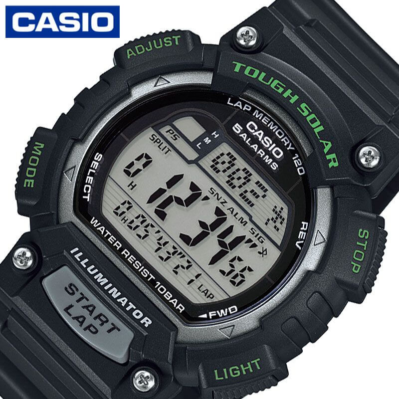 カシオ 腕時計 CASIO 時計 スポーツ ギア SPORTS GEAR 男性 メンズ ソーラークォーツ STL-S100H-1AJH かっこいい 彼氏 夫 人気