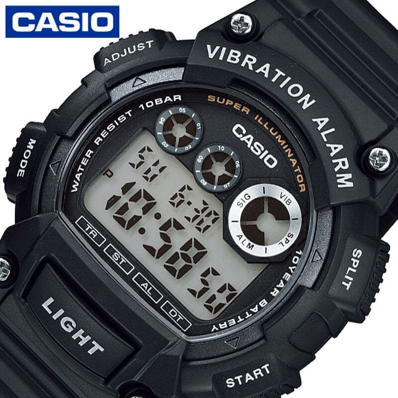 カシオ 腕時計 CASIO 時計 スタンダード STANDARD 男性 メンズ クォーツ 電池式 W-735H-1AJH かっこいい 彼氏 夫 人気
