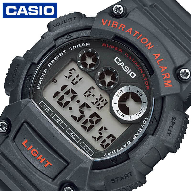 カシオ 腕時計 CASIO 時計 スタンダード STANDARD 男性 メンズ クォーツ 電池式 W-735H-8AJH かっこいい 彼氏 夫 人気