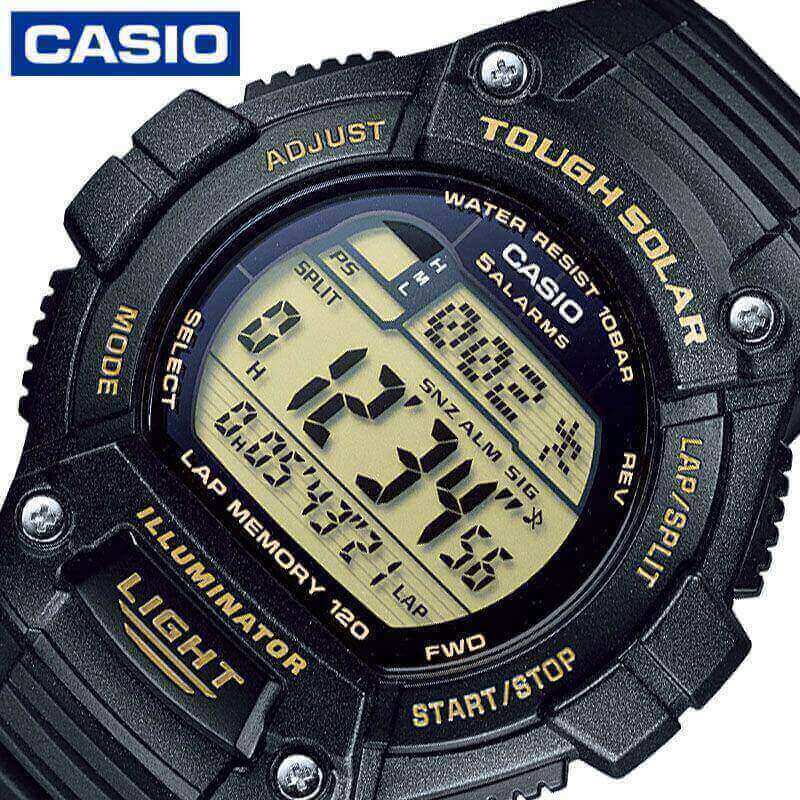 カシオ 腕時計 CASIO 時計 スタンダード STANDARD 男性 メンズ ソーラークォーツ W-S220-9AJH かっこいい 彼氏 夫 人気