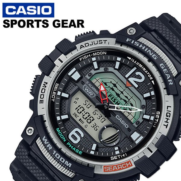 カシオ 腕時計 CASIO 時計 スポーツギア Sports gear メンズ グレー WSC-1250H-1AJF｜hstyle