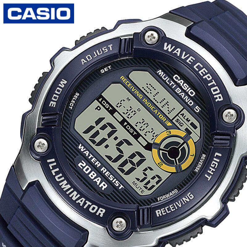 カシオ 腕時計 CASIO 時計 ウェーブセプター wave ceptor 男性 メンズ クォーツ 電池式 WV-200R-2AJF かっこいい 彼氏 夫 人気