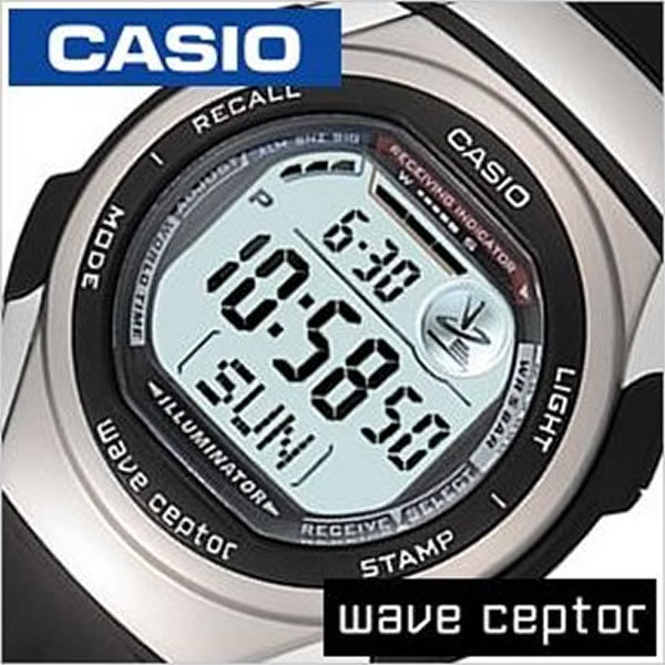 カシオ ウェーブセプター 腕時計 CASIO WAVECEPTOR デジタル DIGITAL メンズ ...