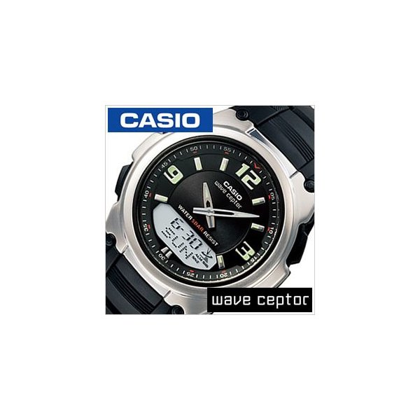 カシオ ウェーブセプター 腕時計 CASIO WAVECEPTOR コンビネーション メンズ WVA ...