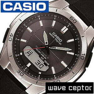 カシオ 腕時計 CASIO 時計 ウェーブセプター WVA-M640-1AJF メンズ｜hstyle
