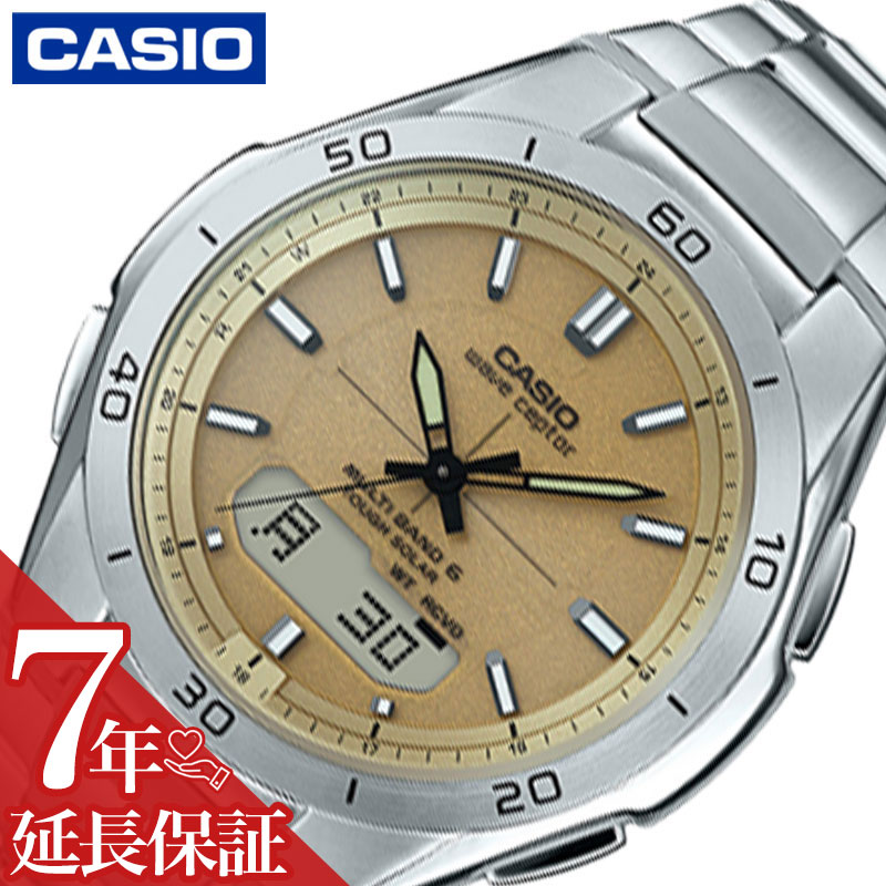 カシオ 腕時計 CASIO 時計 ウェーブセプター wave ceptor ゴールド 男性 メンズ 電波 WVA-M640D-9AJF ソーラー 電波 電波ソーラー ソーラー電波 電波時計